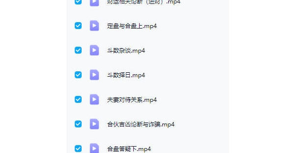 墨尘（一清）【北派紫微斗数】视频课28集